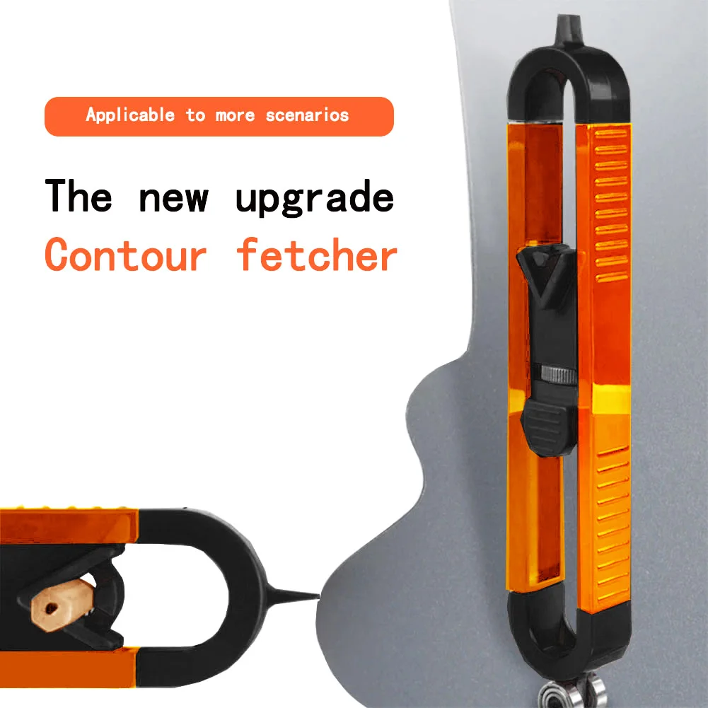 Multifunctional Contour Fetcher And Pencil Kit Profile Scribing Ruler Contour Gauge With Lock For Skirting Scribe Measuring
Multifunctional Contour Fetcher And Pencil Kit Profile Scribing Ruler Contour Gauge With Lock For Skirting Scribe Measuring