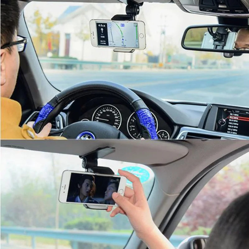 Держатель для телефона с зажимом 360 градусов, автомобильный солнцезащитный козырек, регулируемая навигация GPS, штатив-подставка для Samsung, ...
Держатель для телефона с зажимом 360 градусов, автомобильный солнцезащитный козырек, регулируемая навигация GPS, штатив-подставка для Samsung, ...