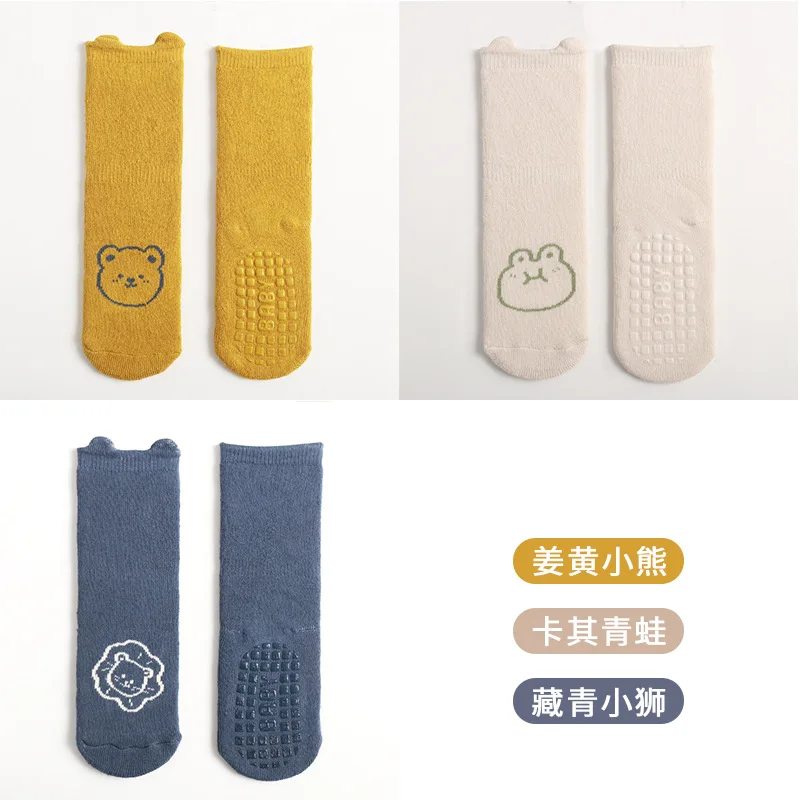 RiniKinda 3Pairs Baby Socks for Boy Girl Cartoon Soft Cotton Non-slip Newborn Toddler Floor Socks Boys Girls Socks Winter Kids
RiniKinda 3Pairs Baby Socks for Boy Girl Cartoon Soft Cotton Non-slip Newborn Toddler Floor Socks Boys Girls Socks Winter Kids