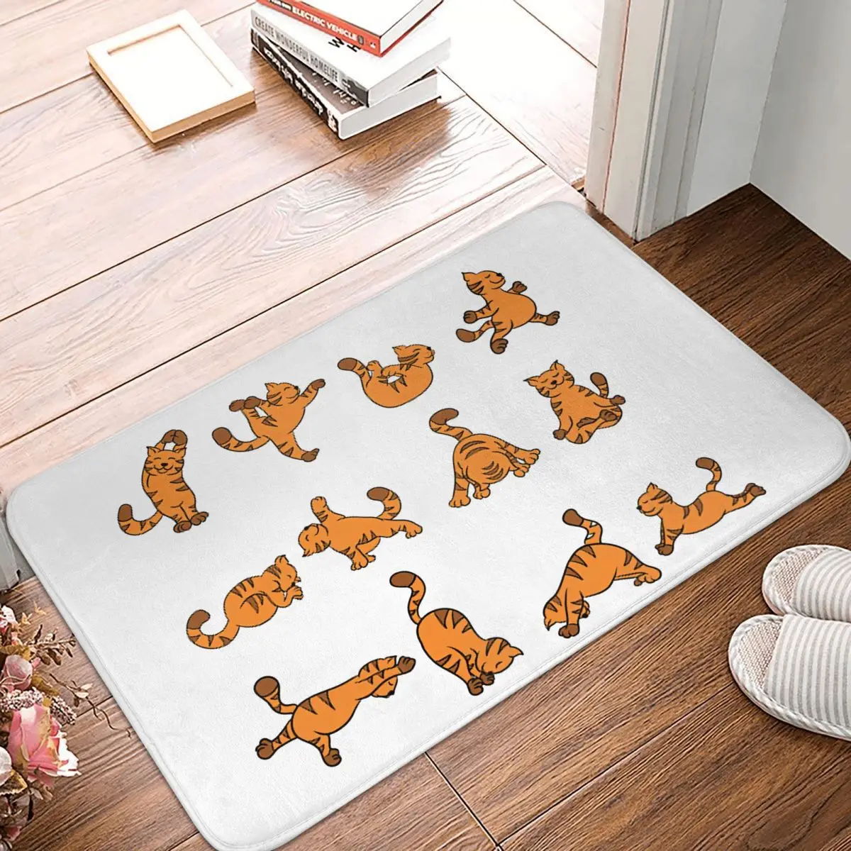 Namaste Cats Yinyang Doormat Rug carpet Mat Footpad Bath mat Non-slip toilet Balcony Parlor durable Washable
Namaste Cats Yinyang Doormat Rug carpet Mat Footpad Bath mat Non-slip toilet Balcony Parlor durable Washable