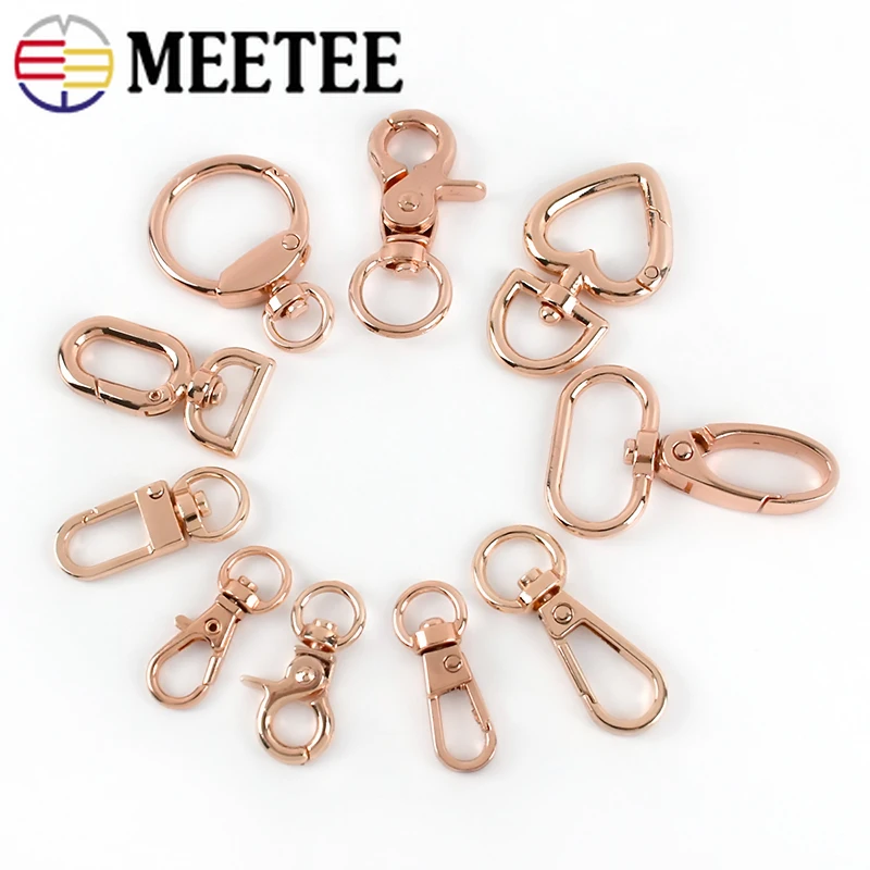 10Pcs Rose Gold Metal Buckle Chain Hook Bag Strap Lobster Clasp Webbing Hang Buckles DIY Keychain Pendant Hardware Accessories
10Pcs Rose Gold Metal Buckle Chain Hook Bag Strap Lobster Clasp Webbing Hang Buckles DIY Keychain Pendant Hardware Accessories