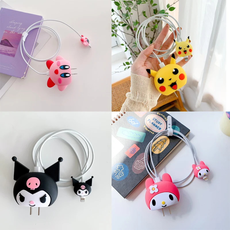 Sanrio Accessories Star Kirby Kawaii Kuromi My Melody Action Figure Data Cable Charger Case Cute Apple Charger Decor Gift Toys
Sanrio Accessories Star Kirby Kawaii Kuromi My Melody Action Figure Data Cable Charger Case Cute Apple Charger Decor Gift Toys