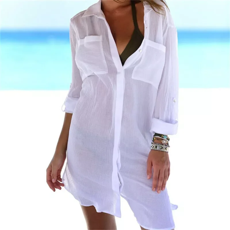 Hot 2019 Cotton Tunics for Beach Women Swimsuit Cover-ups Woman Swimwear Beach Cover up Beachwear Mini Dress Saida de Praia
Hot 2019 Cotton Tunics for Beach Women Swimsuit Cover-ups Woman Swimwear Beach Cover up Beachwear Mini Dress Saida de Praia