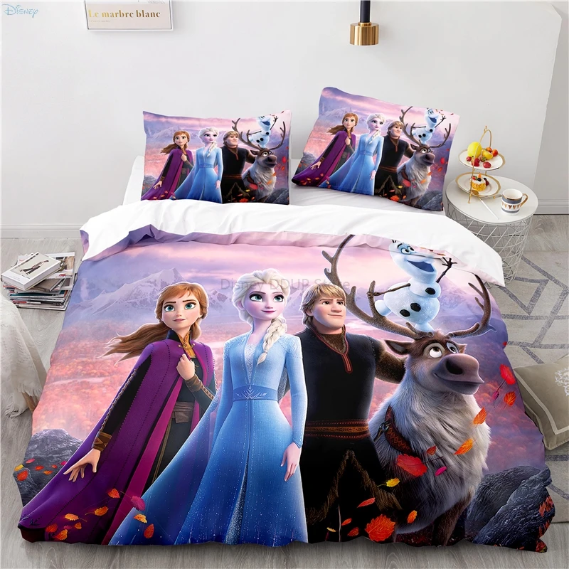 Disney Frozen Anna Elsa Bedding Sets Twin Full Queen King Duvet Cover Sets for Boys Girls Super Soft Microfiber Comforter Cover
Disney Frozen Anna Elsa Bedding Sets Twin Full Queen King Duvet Cover Sets for Boys Girls Super Soft Microfiber Comforter Cover