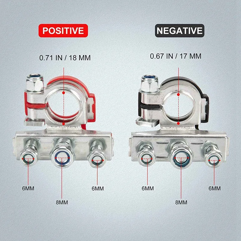 Car Battery Terminal Connector Battery Clamp Connector Terminal Connector Suitable For Cars Boats Trucks
Car Battery Terminal Connector Battery Clamp Connector Terminal Connector Suitable For Cars Boats Trucks