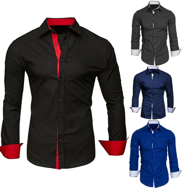 2022 New Fashion Business Shirts Men's Long Sleeve Personality Placket Fashion Shirts Men's Slim Fashion Shirts 
2022 New Fashion Business Shirts Men's Long Sleeve Personality Placket Fashion Shirts Men's Slim Fashion Shirts