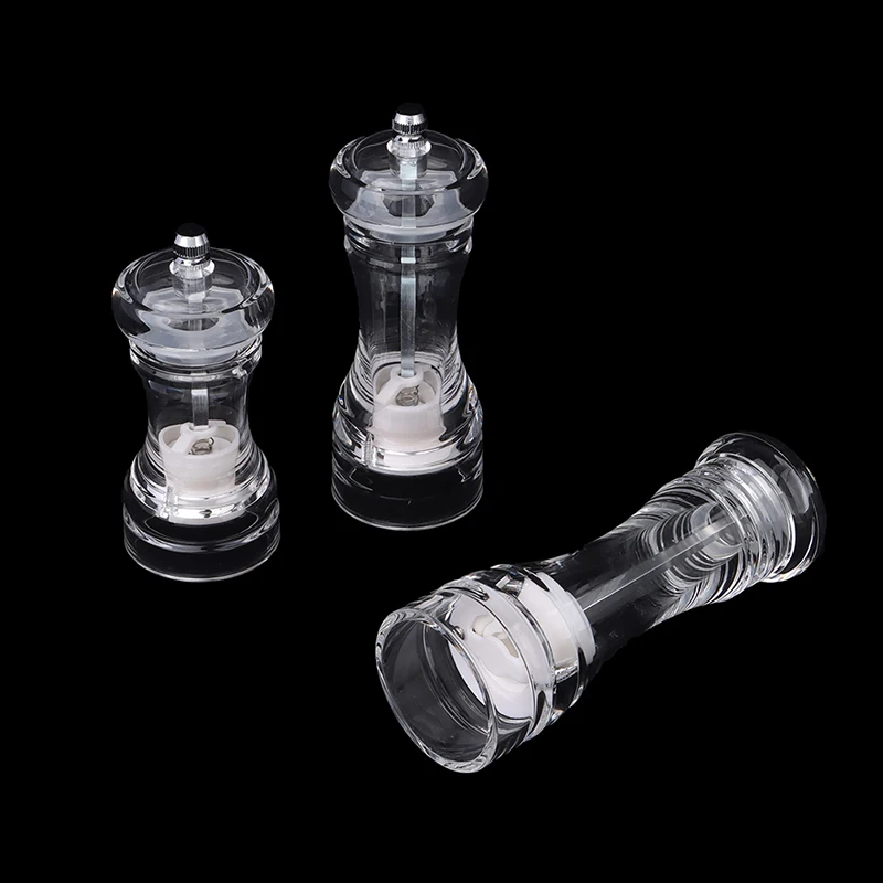 Acrylic Pepper Grinder Clear Ceramic Peppercorns Sea Salt Mill with Adjustable Coarseness burang
Acrylic Pepper Grinder Clear Ceramic Peppercorns Sea Salt Mill with Adjustable Coarseness burang