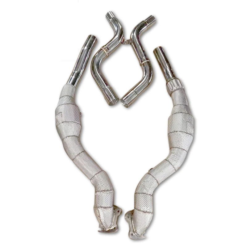 Exhaust Downpipe For Dodge Challenger SRT Hellcat 6.2L 2015-2023 Stainless Steel High flow catted downpipe with catalyst
Exhaust Downpipe For Dodge Challenger SRT Hellcat 6.2L 2015-2023 Stainless Steel High flow catted downpipe with catalyst