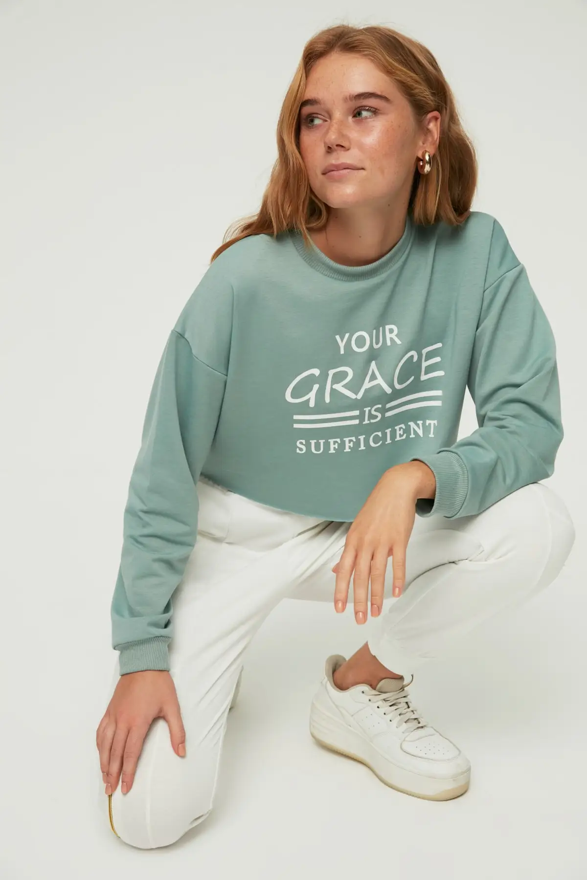 Women's Sweatshirt Mint Crop Slim Knitted Hoodies Fashion All Season New Designer Pullovers Fleece Hoodies
Women's Sweatshirt Mint Crop Slim Knitted Hoodies Fashion All Season New Designer Pullovers Fleece Hoodies