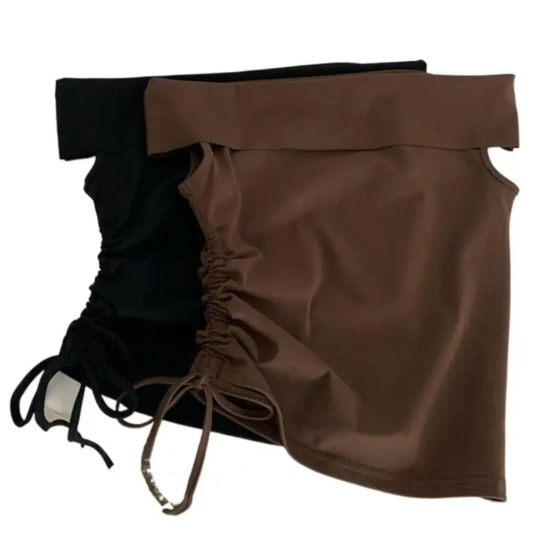 Summer Knitted Cotton Fiminine Crop Tops Off Shoulder Design Sense Left Pleated Tight Fitting Elegant Party Cozy Shirts Blouses
Summer Knitted Cotton Fiminine Crop Tops Off Shoulder Design Sense Left Pleated Tight Fitting Elegant Party Cozy Shirts Blouses