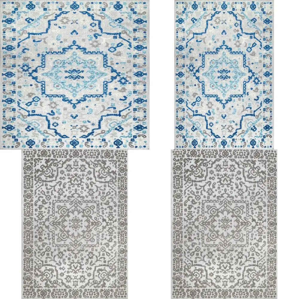 Elegant, Contemporary Blue 3'x5' Indoor/Outdoor Accent Rug: Add Comfort and Style to Your Room
Elegant, Contemporary Blue 3'x5' Indoor/Outdoor Accent Rug: Add Comfort and Style to Your Room