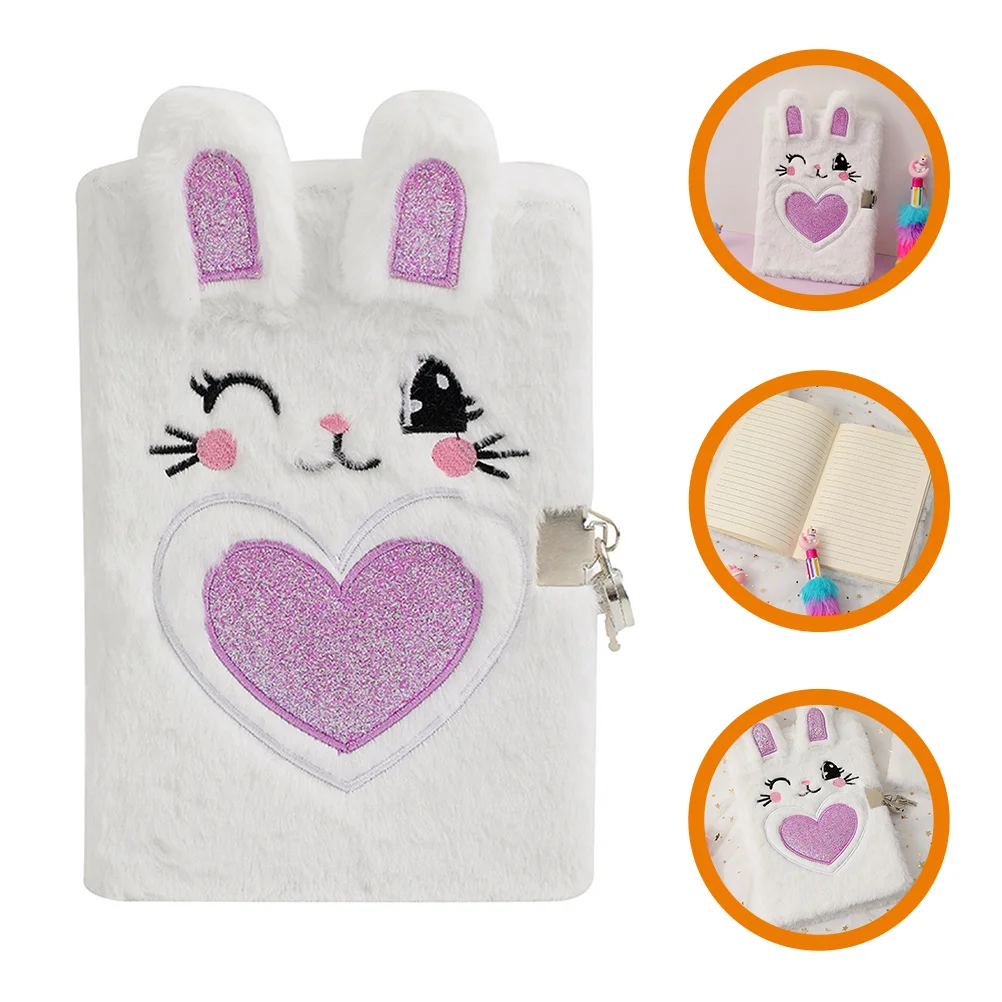 Notebook Taking Fluffy Cover Little Notebooks Novelty Handbook Lockable Journals Teens Diary Paper Cartoon Secret for girls
Notebook Taking Fluffy Cover Little Notebooks Novelty Handbook Lockable Journals Teens Diary Paper Cartoon Secret for girls