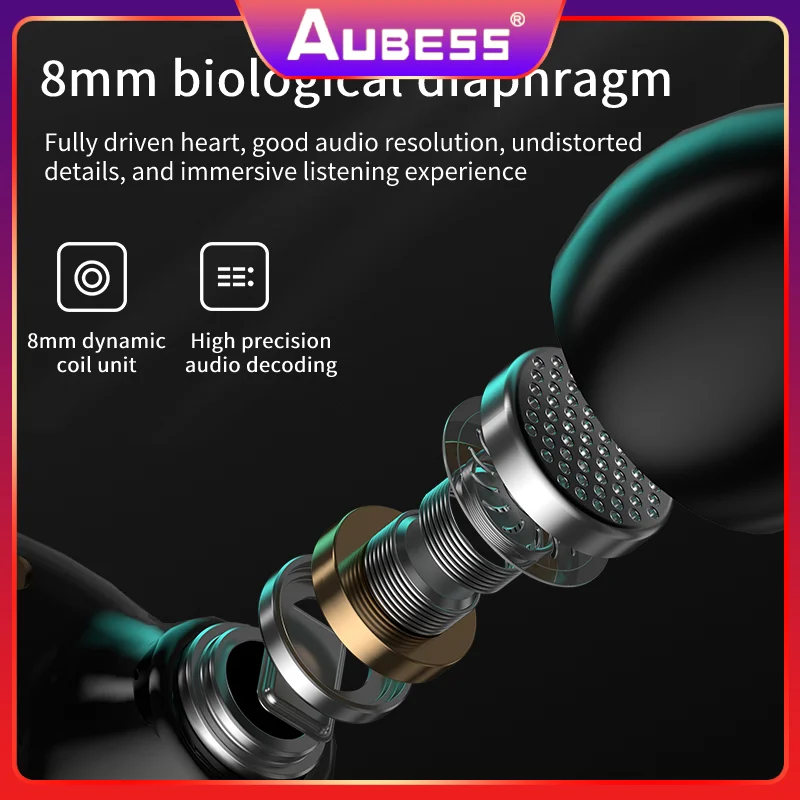 Noise Reduction Sport Headset Portable 5.2 Wireless Earphone With Mic Gaming Headset 9d Stereo Tws Headphones Music
Noise Reduction Sport Headset Portable 5.2 Wireless Earphone With Mic Gaming Headset 9d Stereo Tws Headphones Music