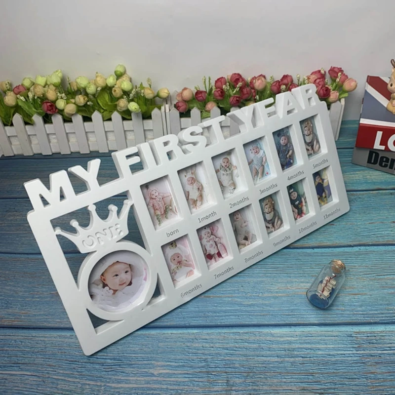 First Year Newborn Baby Collage Keepsake Picture Frame Growing Gift 0-12 Months Pictures Milestone Photo Frame Souvenirs
First Year Newborn Baby Collage Keepsake Picture Frame Growing Gift 0-12 Months Pictures Milestone Photo Frame Souvenirs