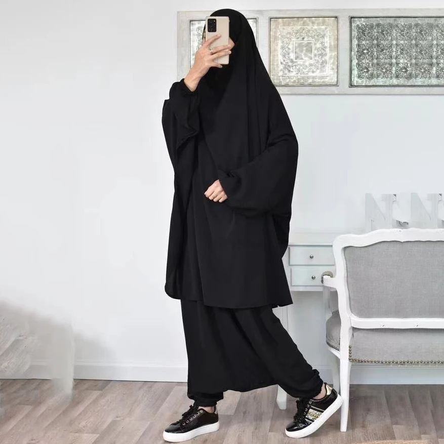 Новые модели одежды Дубай, мусульманская одежда Nida Khimar абайя для молитв, платье из двух частей Jilbab
Новые модели одежды Дубай, мусульманская одежда Nida Khimar абайя для молитв, платье из двух частей Jilbab