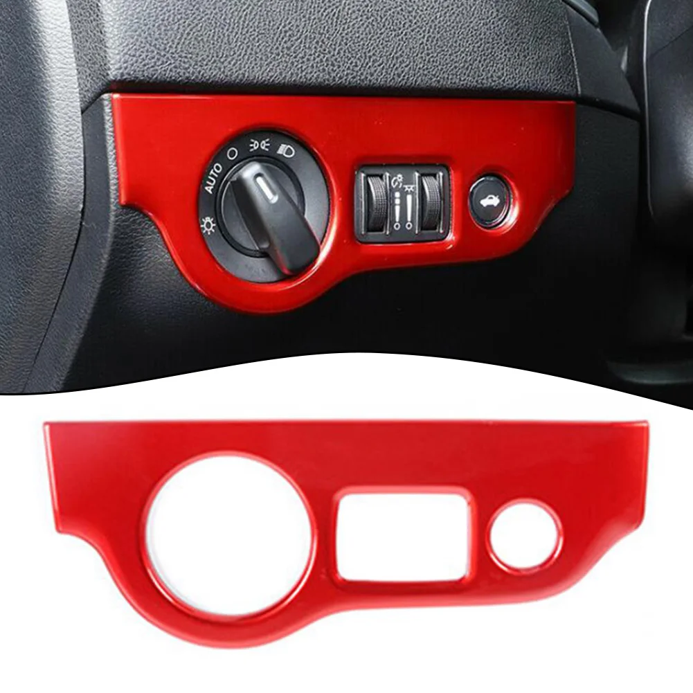 1pc Front Headlight Switch Button Panel Trim Cover Red Interior Sticker Fit For Dodge Challenger 2015-2021 Car Styling
1pc Front Headlight Switch Button Panel Trim Cover Red Interior Sticker Fit For Dodge Challenger 2015-2021 Car Styling