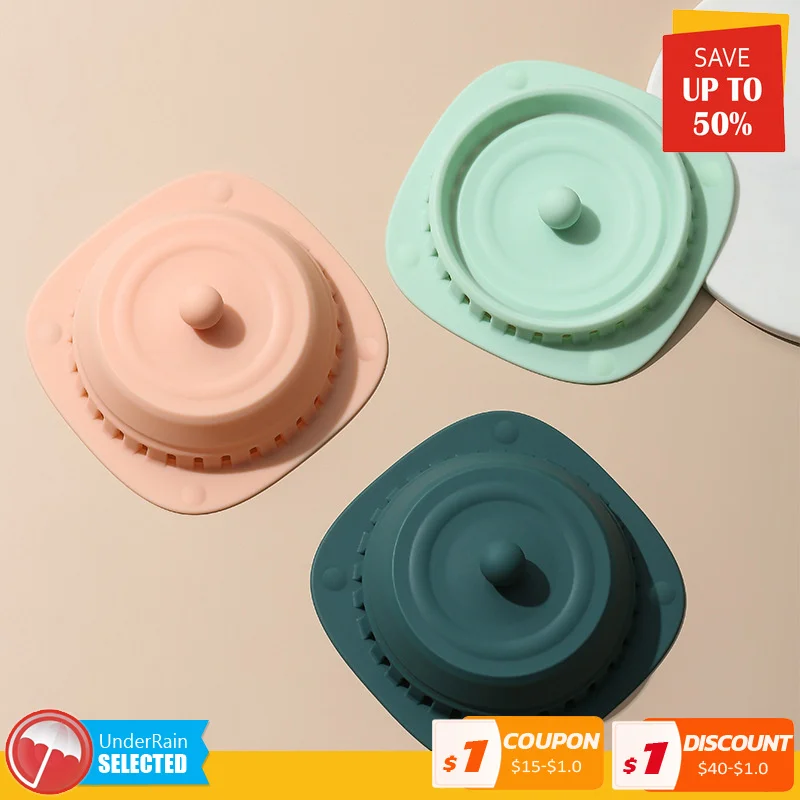 Sink Silicone Drain Strainer Hair Catcher Rubber Shower Bathtub Floor Filter Water Stopper Bathroom Kitchen Deodorant Plug Tools
Sink Silicone Drain Strainer Hair Catcher Rubber Shower Bathtub Floor Filter Water Stopper Bathroom Kitchen Deodorant Plug Tools
