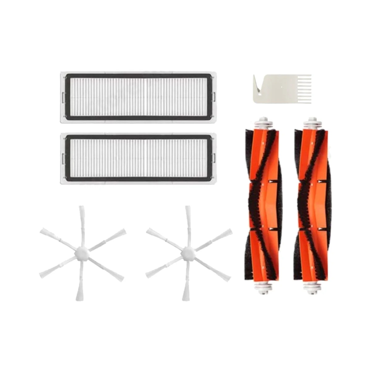 7Pcs Accessories Kit for 2C STYTJ03ZHM Robot Vacuum Cleaner Main Side Brush Filter
7Pcs Accessories Kit for 2C STYTJ03ZHM Robot Vacuum Cleaner Main Side Brush Filter