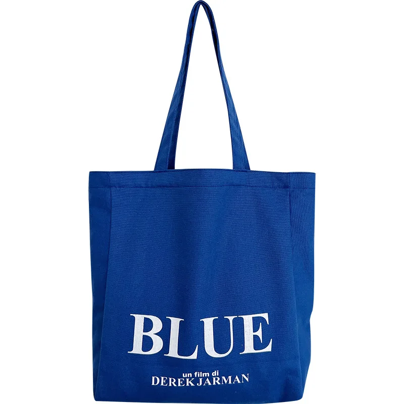 Ladies Tote Shoulder Bag Canvas Shopping Bag Cross-body Shoulder Bag Klein Blue Student Textbook Bags Messenger Bag
Ladies Tote Shoulder Bag Canvas Shopping Bag Cross-body Shoulder Bag Klein Blue Student Textbook Bags Messenger Bag