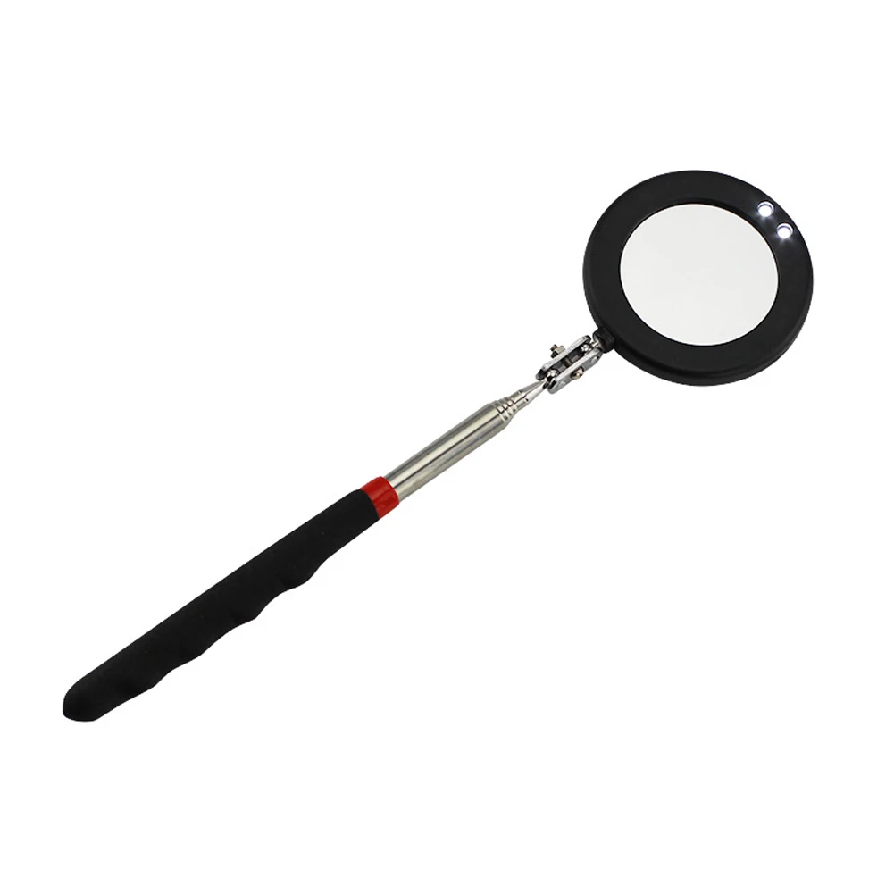 50mm Extensible Car Telescopic Detection Lens Round Inspection Mirror 360 Repair Tool Stainless Steel Folding Mirror with Light
50mm Extensible Car Telescopic Detection Lens Round Inspection Mirror 360 Repair Tool Stainless Steel Folding Mirror with Light