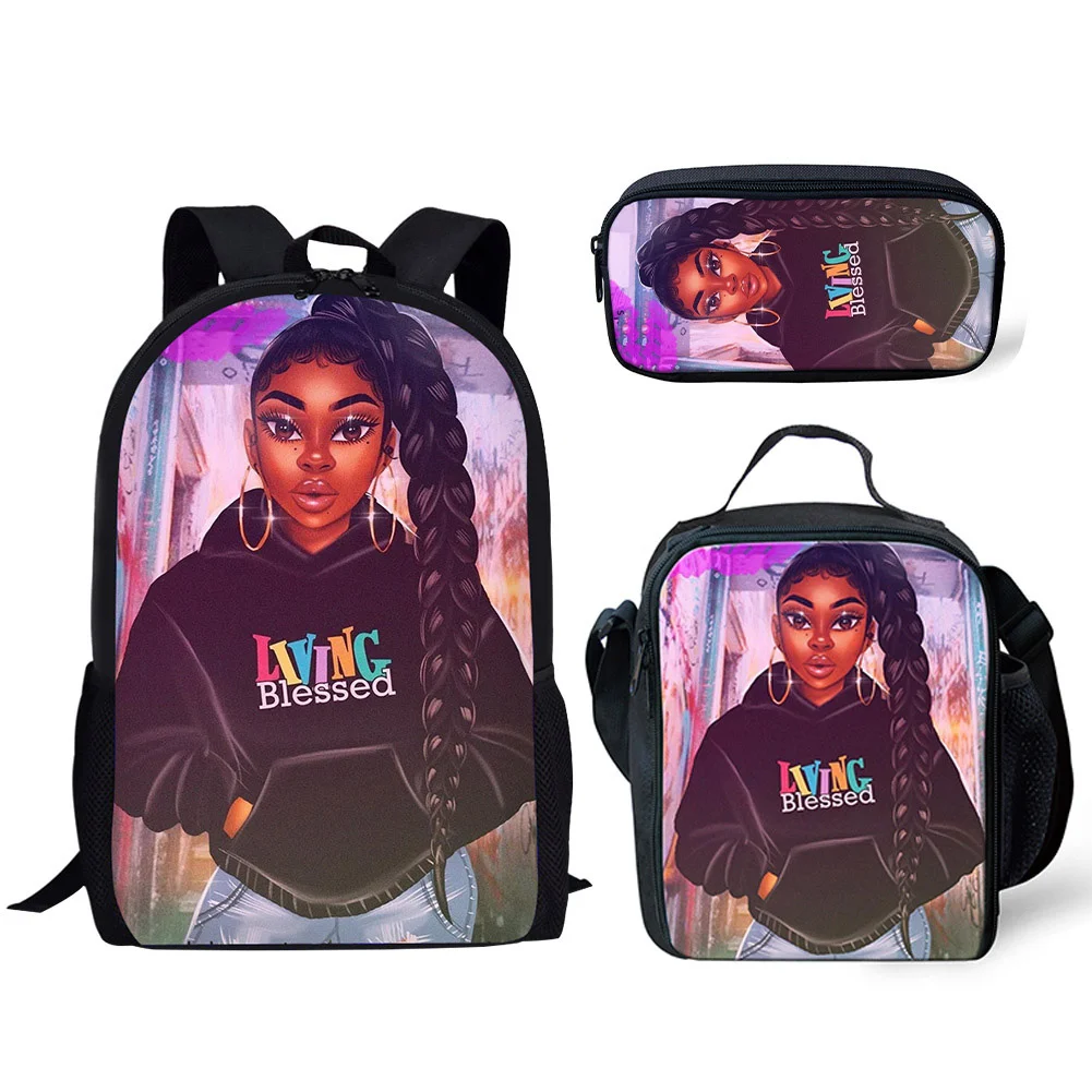 Children School Bags for Kids Black Girl Magic Melanin Poppin Prints Book Bag Teenagers Backpack Mochila 2023
Children School Bags for Kids Black Girl Magic Melanin Poppin Prints Book Bag Teenagers Backpack Mochila 2023