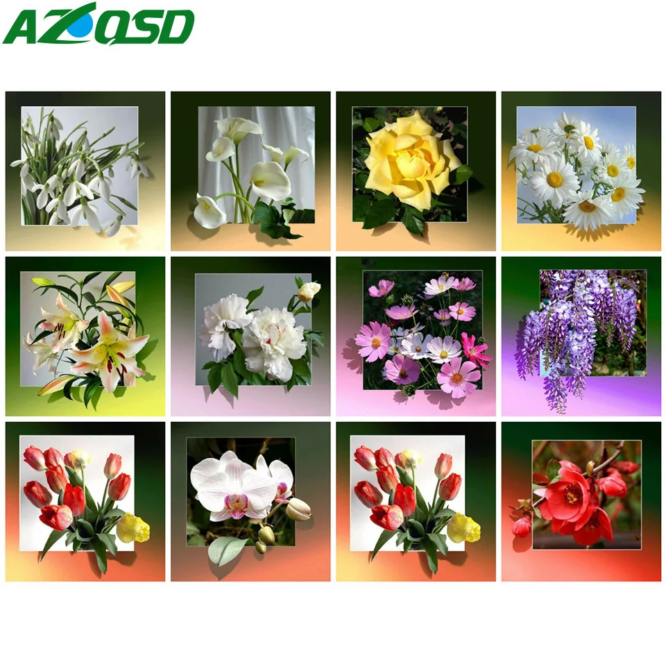 AZQSD 5d Diamond Painting Flower Rose Daisy New Arrivals Lily Peony Diamond Embroidery Floral Gift Handmade Home Decor
AZQSD 5d Diamond Painting Flower Rose Daisy New Arrivals Lily Peony Diamond Embroidery Floral Gift Handmade Home Decor