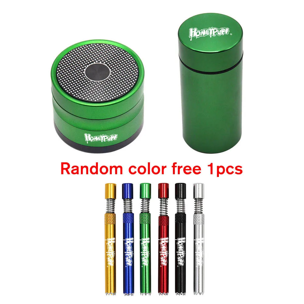HONEYPUFF Herb Grinder 63mm 4 Layers Aluminum Alloy Grinders Spice Crusher Ancient Shape Tobacco Grinder Smoking Accessories
HONEYPUFF Herb Grinder 63mm 4 Layers Aluminum Alloy Grinders Spice Crusher Ancient Shape Tobacco Grinder Smoking Accessories