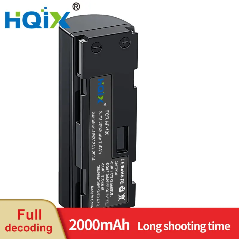 

HQIX for Fujifilm DS260 DX-9 MX-500 600 600X 600Z 700 Camera NP-100 Charger Battery