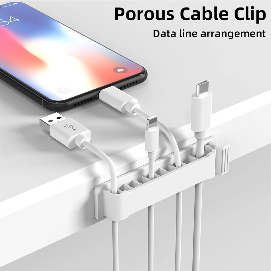 Cable Organizer Self Adhesive Cable Clips Table USB Cable Management Clamp Car Home Desk Wall Cord Holder Charging Wire Winder
Cable Organizer Self Adhesive Cable Clips Table USB Cable Management Clamp Car Home Desk Wall Cord Holder Charging Wire Winder