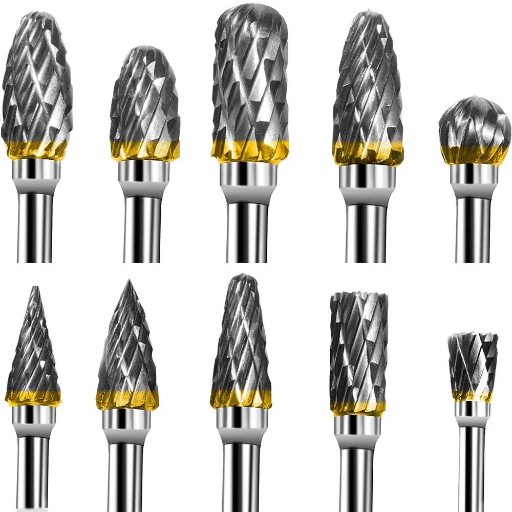 10Pcs Drill Shank Tungsten Carbide Milling Cutter Rotary Brocas Com Escareador Hss Steel Cone Drill Set Diamond Drill 10mm
10Pcs Drill Shank Tungsten Carbide Milling Cutter Rotary Brocas Com Escareador Hss Steel Cone Drill Set Diamond Drill 10mm
