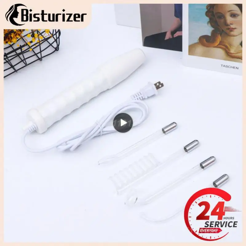 4in1 High Frequency Electrode Wand w/Neon Electrotherapy Glass Tube Acne Spot Remover Home Spa Beauty Device Facial Therapy Wand
4in1 High Frequency Electrode Wand w/Neon Electrotherapy Glass Tube Acne Spot Remover Home Spa Beauty Device Facial Therapy Wand