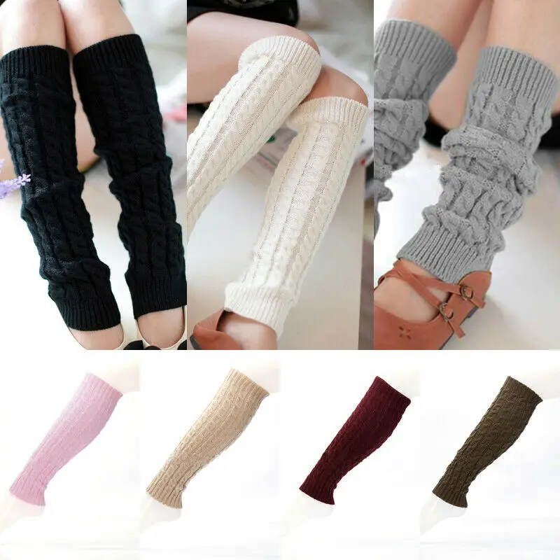 Women Winter Warm Knit High Knee Leg Warmers Crochet Leggings Boot Socks Slouch Vintage Lingge Solid Color Long Socks
Women Winter Warm Knit High Knee Leg Warmers Crochet Leggings Boot Socks Slouch Vintage Lingge Solid Color Long Socks