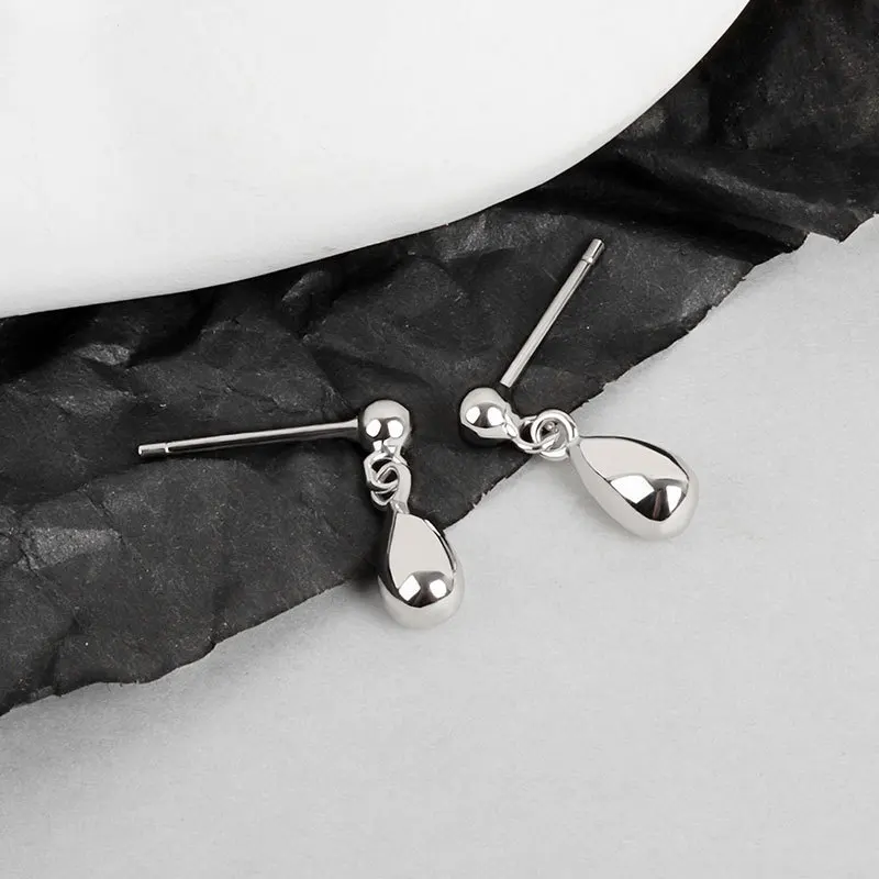 Sam panda 925 Sterling Silver Long Earrings Female Korean Style Simple Temperament Water Drop Ear Studs Jewelry Birthday Gifts
Sam panda 925 Sterling Silver Long Earrings Female Korean Style Simple Temperament Water Drop Ear Studs Jewelry Birthday Gifts