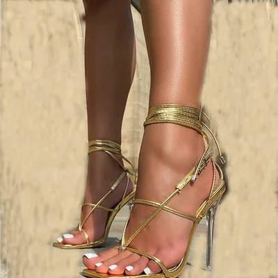 Shoes Woman Sexy Elegant Ankle Strappy Party Shoes GoldenHigh Heels Wedding Shoes Open Toe Shoes Zapatos Zapatillas Mujer
Shoes Woman Sexy Elegant Ankle Strappy Party Shoes GoldenHigh Heels Wedding Shoes Open Toe Shoes Zapatos Zapatillas Mujer