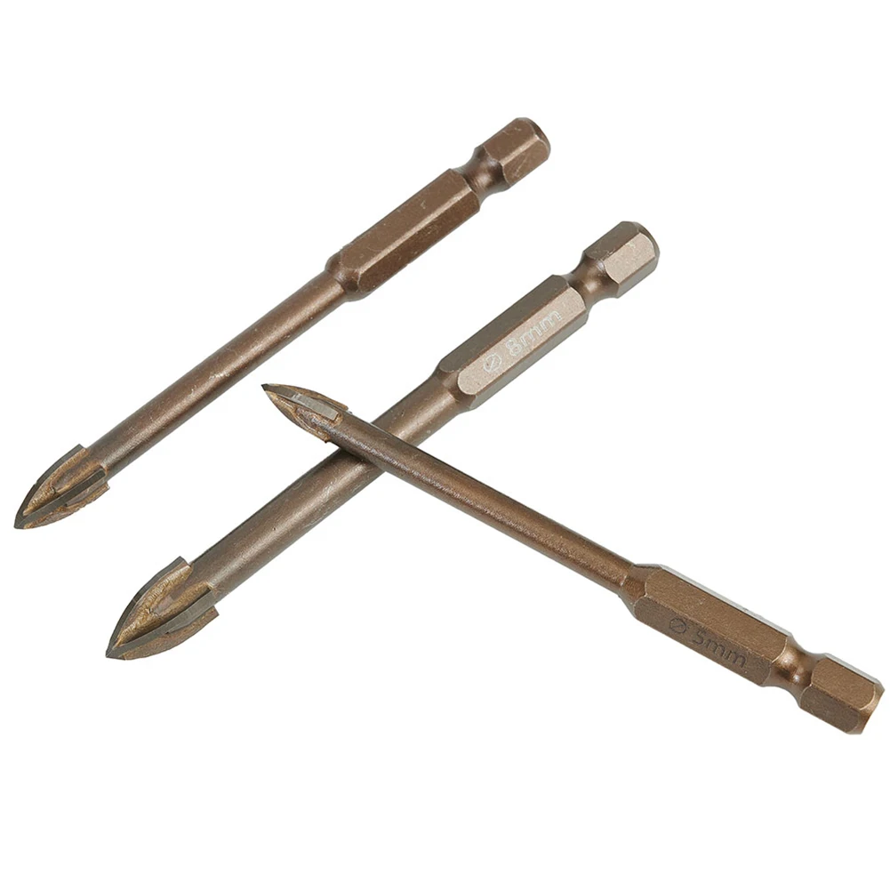 3Pcs Efficient Universal Drilling Tool Multifunctional Cross Alloy Drill Bits Tools Workshop Equipment Power Tools Drill Bits
3Pcs Efficient Universal Drilling Tool Multifunctional Cross Alloy Drill Bits Tools Workshop Equipment Power Tools Drill Bits