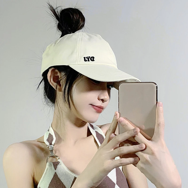 Baseball Cap Ponytail Half Empty Top Cap Kpop Hat Women Sun Protection Sunshade Sports Hat Casual All-match Simple Hats 
Baseball Cap Ponytail Half Empty Top Cap Kpop Hat Women Sun Protection Sunshade Sports Hat Casual All-match Simple Hats