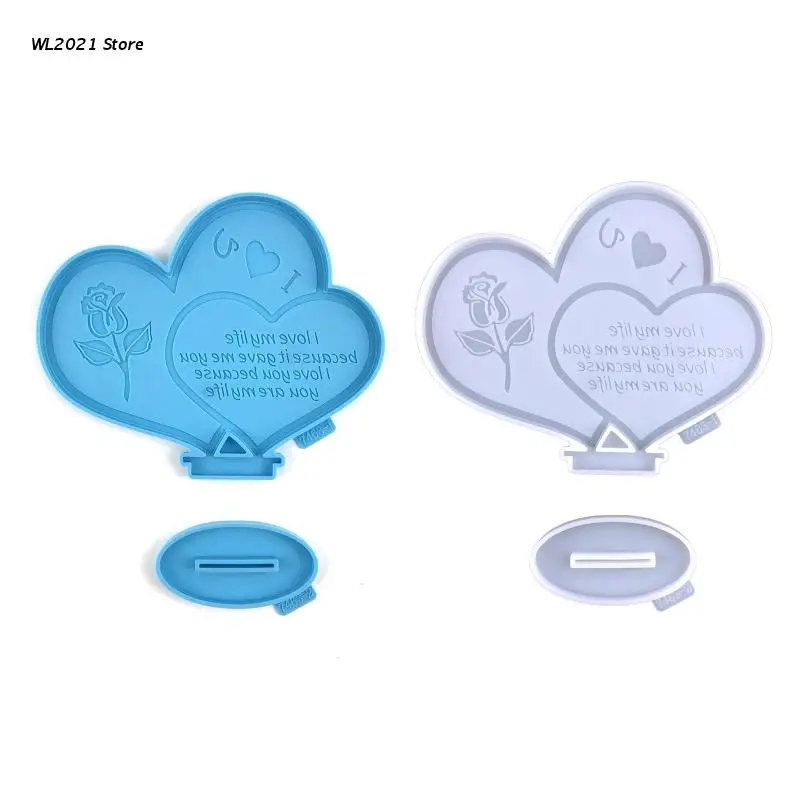 Heart-shaped Ornament Crafts Silicone Mold Jewelry Epoxy Casting Jewelry Tool Making Resin Diy Craft Home Decoration
Heart-shaped Ornament Crafts Silicone Mold Jewelry Epoxy Casting Jewelry Tool Making Resin Diy Craft Home Decoration