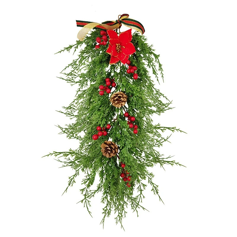 1 pcs Simulation Christmas door decoration home wall hanging Christmas wedding decorations green plant pine needle pendant
1 pcs Simulation Christmas door decoration home wall hanging Christmas wedding decorations green plant pine needle pendant