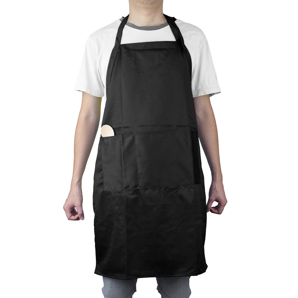 Sleeveless Cooking Kitchen Food Service Bib Apron Heavyweight Adjustable Work Wear Uniform with Three Pockets, for Men and Women
Sleeveless Cooking Kitchen Food Service Bib Apron Heavyweight Adjustable Work Wear Uniform with Three Pockets, for Men and Women