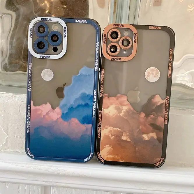 Retro Moon night Late cloud Case For iPhone 13 11 12 Pro Max XR XS Max 7 8 Plus SE 2020 Lens Protection Shockproof Soft Cover
Retro Moon night Late cloud Case For iPhone 13 11 12 Pro Max XR XS Max 7 8 Plus SE 2020 Lens Protection Shockproof Soft Cover