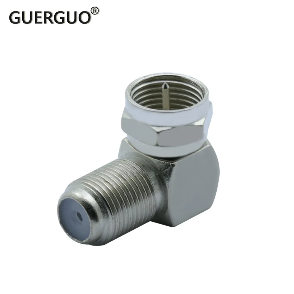 2 PCS Right Angle F Type Adapters Plug F-Pin Quick Push On Male to Female 90 Degree Connector for Wall Mounted TV Wall
2 PCS Right Angle F Type Adapters Plug F-Pin Quick Push On Male to Female 90 Degree Connector for Wall Mounted TV Wall