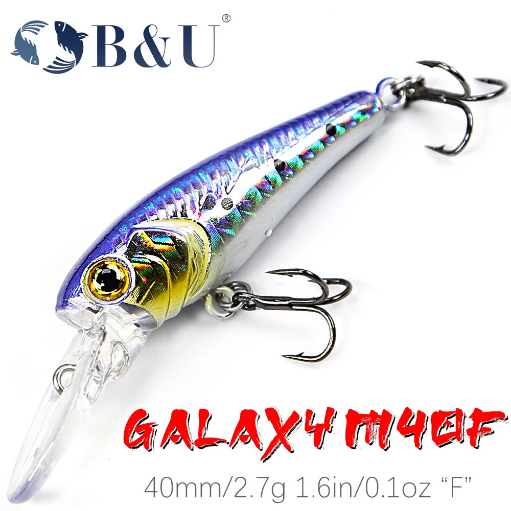 B&U 40mm 2.7g Silent hot model fishing lures hard bait 6color for choose minnow quality professional minnow
B&U 40mm 2.7g Silent hot model fishing lures hard bait 6color for choose minnow quality professional minnow