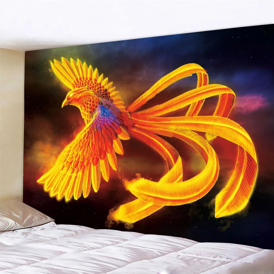 Witchcraft Magic Phoenix Tapestry Tarot Psychedelic Mandala Boho Dorm Wall Decor Corridor Bedroom Living Home Art Room Decor
Witchcraft Magic Phoenix Tapestry Tarot Psychedelic Mandala Boho Dorm Wall Decor Corridor Bedroom Living Home Art Room Decor