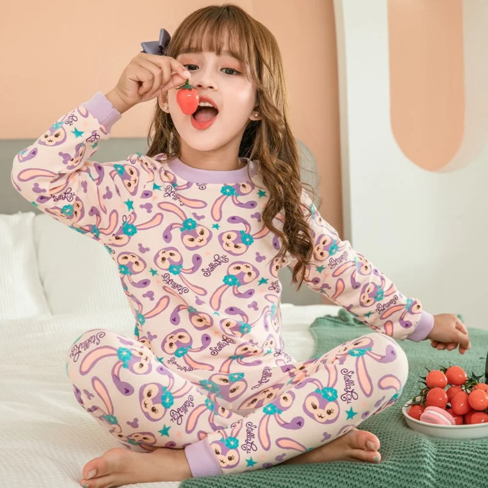 Children's Pajamas Underwear Set Air Conditioned Suit Cartoon StellaLou Elsa Print Girls Cute Long Sleeve Top Pants Home Clothes 
Children's Pajamas Underwear Set Air Conditioned Suit Cartoon StellaLou Elsa Print Girls Cute Long Sleeve Top Pants Home Clothes