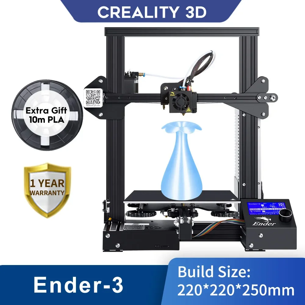

3D принтер NEW IN 3/-3X с полностью открытым исходным кодом и продолжением печати, полностью металлический каркас, FDM принтер «сделай сам» 220x220x250 м...