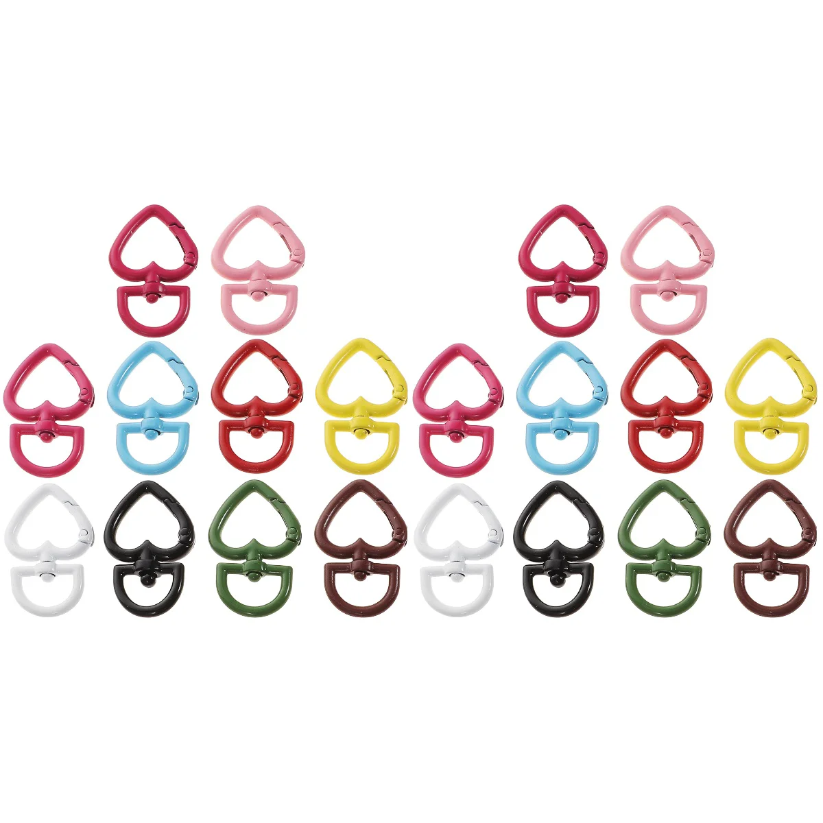 Keychain Clasps Clasp Making Snap Heart Swivelbuckle Hook Diy Jewelry Key Spring Hanging Accessories Dog Lobster Hooks Chains
Keychain Clasps Clasp Making Snap Heart Swivelbuckle Hook Diy Jewelry Key Spring Hanging Accessories Dog Lobster Hooks Chains