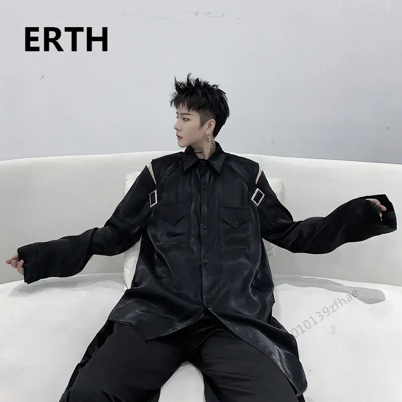 ERTH Men's Niche Hollow Tube Top Polarized Shirt Mercerized Glitter Shirt Loose Trendy High Street 2023 Autumn New Shirt
ERTH Men's Niche Hollow Tube Top Polarized Shirt Mercerized Glitter Shirt Loose Trendy High Street 2023 Autumn New Shirt