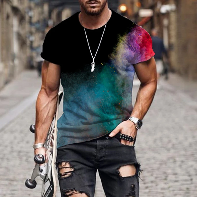 Colorful splash tie dyed pattern Hip Hop T Shirt Men Women 3D Printed Oversized T-shirt Harajuku Summer Short Sleeve Tee Tops
Colorful splash tie dyed pattern Hip Hop T Shirt Men Women 3D Printed Oversized T-shirt Harajuku Summer Short Sleeve Tee Tops
