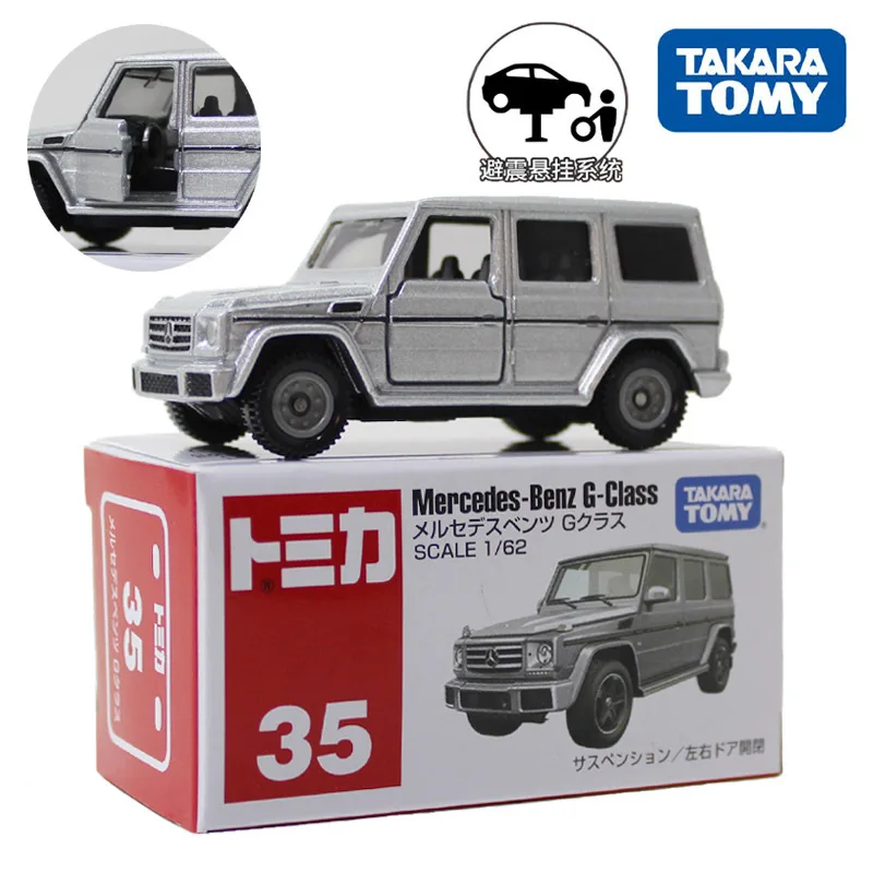 Автомобиль TOMY DOMECA из сплава, Модель № 35 Benz, большой G внедорожник, игрушка для мальчиков класса G
Автомобиль TOMY DOMECA из сплава, Модель № 35 Benz, большой G внедорожник, игрушка для мальчиков класса G