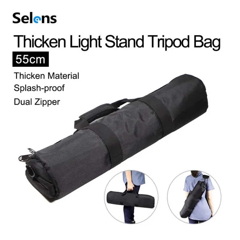 

Selens Nylon Professional Waterproof 55/65/75cm Light Stand Bag Tripod Monopod Camera Case Photography Equipment Carrying Bag